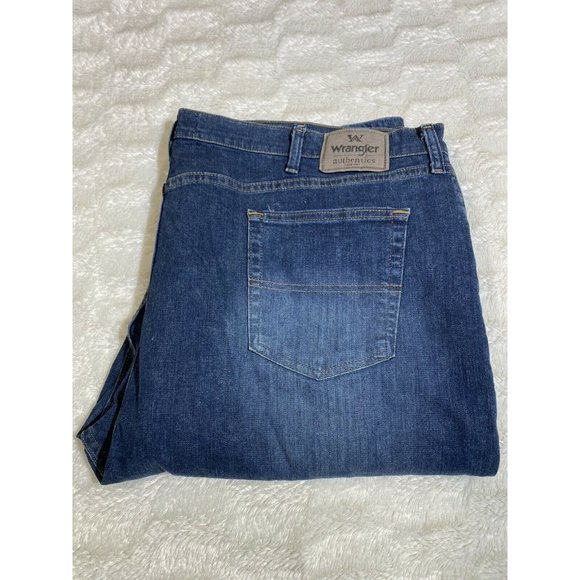 Wrangler Authentics Men's Size 48X34 Blue Denim - Picture 2 of 12